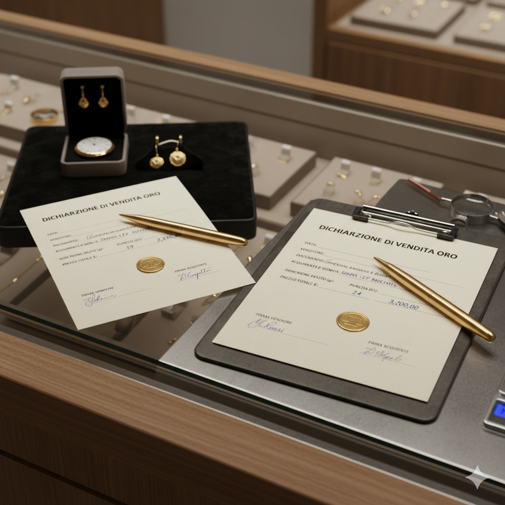 Se vendo l’oro devo dichiararlo?