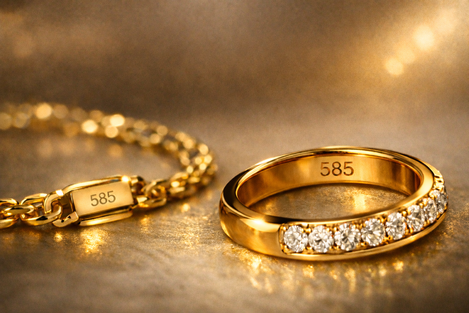 Oro 585: valore e info utili per una quotazione sicura