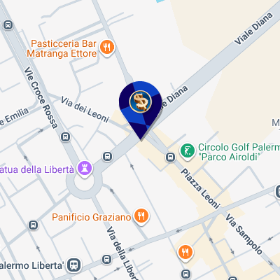 Mappa Affarinoro Piazza Leoni Palermo